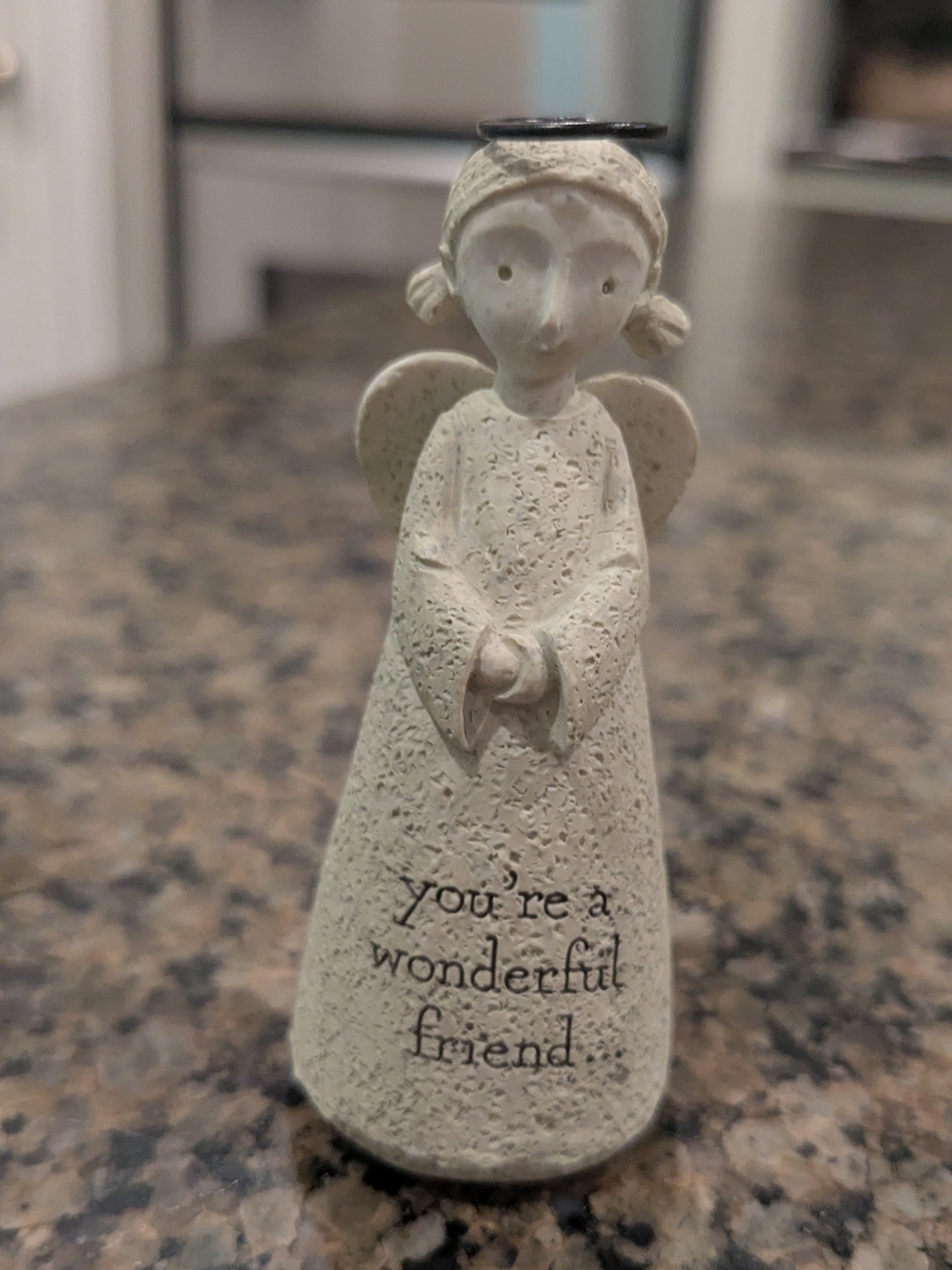 Brand New Enesco Cream Angel Figurine "You're a Wonderful Friend"